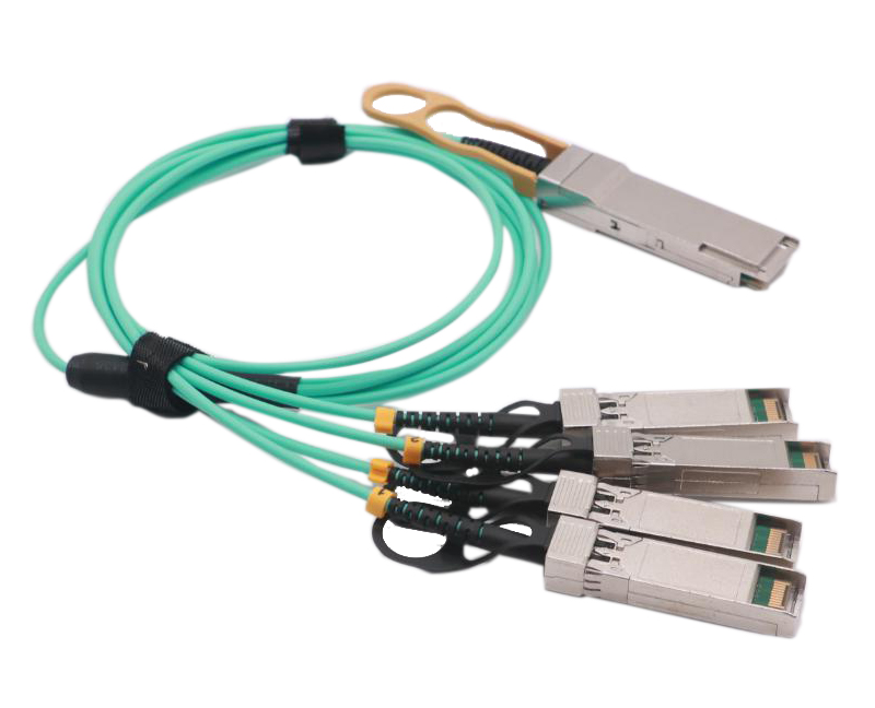 AOC有源分支光缆 QSFP28 to 4xSFP25G 高速分支线缆